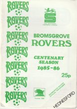 Bromsgrove Rovers v Hednesford Town  30-Nov-1985