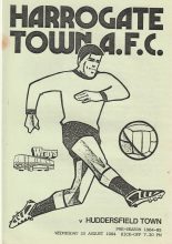 Harrogate Town v Huddersfield Town 22-Aug-1984