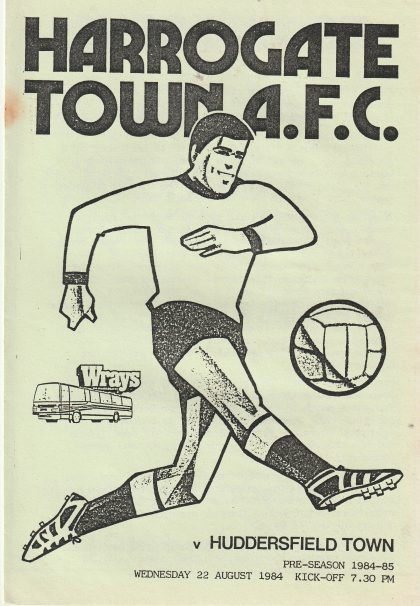 Harrogate Town v Huddersfield Town 22-Aug-1984