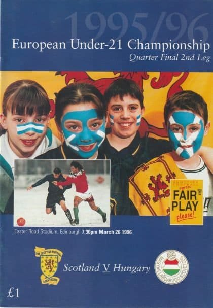 Scotland u21 v Hungary u21 26-Mar-1996