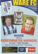 Ware v Kidderminster Harriers 10-Nov-2007