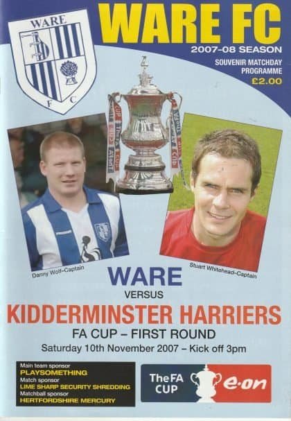 Ware v Kidderminster Harriers 10-Nov-2007