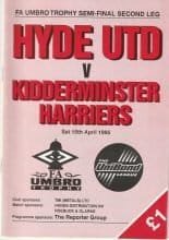 Hyde United v Kidderminster Harriers 15-Apr-1995