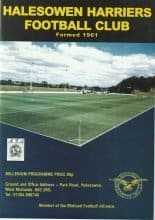 Halesowen Harriers v Kidderminster Harriers 16-Jul-2001