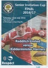 Redditch United v Kidderminster Harriers  23-Jul-2016