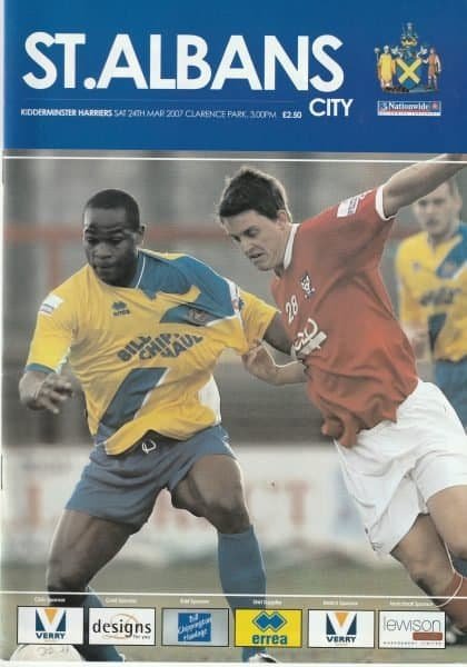 St Albans City v Kidderminster Harriers 24-Mar-2007