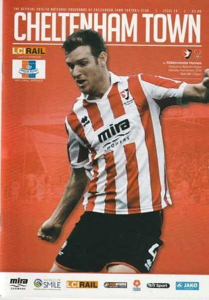 Cheltenham Town v Kidderminster Harriers 02-Jan-2016