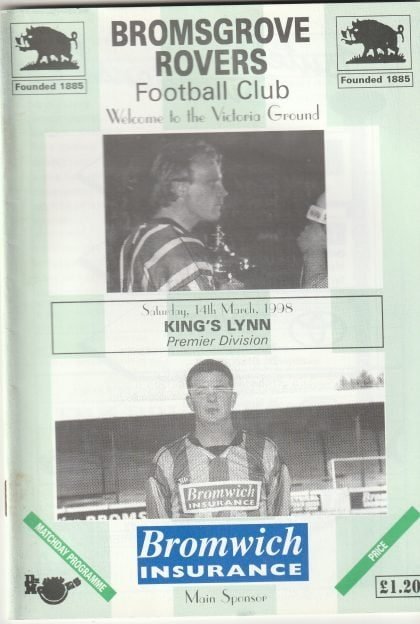 Bromsgrove Rovers v King's Lynn  14-Mar-1998