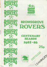 Bromsgrove Rovers v Leamington   07-Dec-1985