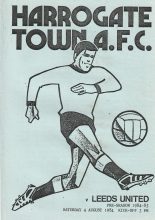 Harrogate Town v Leeds United 04-Aug-1984
