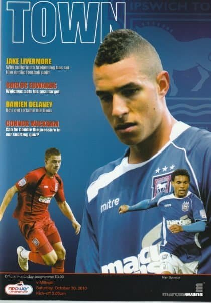 Ipswich Town v Millwall  30-Oct-2010