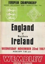 England v Northern Ireland 22-Nov-1967