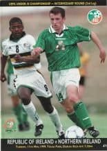 Republic of Ireland u18 v Northern Ireland u18  11-May-1999