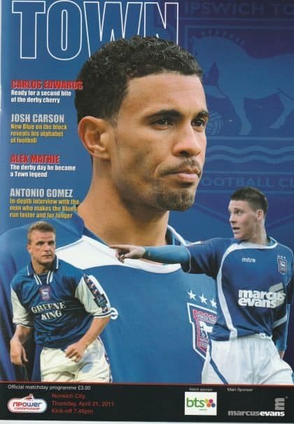 Ipswich Town v Norwich City  21-Apr-2011