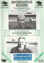 Bromsgrove Rovers v Nuneaton Borough  11-Apr-1998