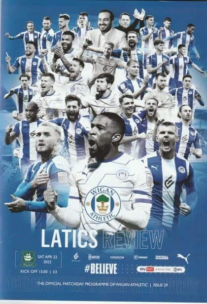 Wigan Athletic v Plymouth Argyle   23-Apr-2022