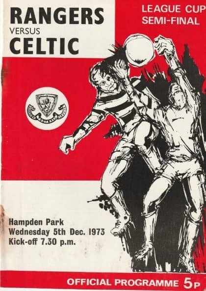 Glasgow Celtic v Glasgow Rangers 05-Dec-1973