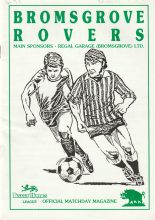 Bromsgrove Rovers v Redditch United 12-Nov-1991