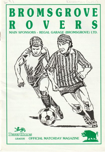 Bromsgrove Rovers v Redditch United 12-Nov-1991