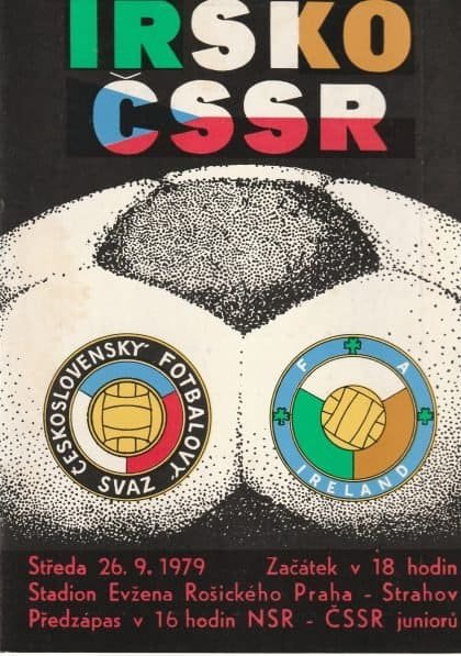 Czechoslovakia v Republic of Ireland  26-Sep-1979