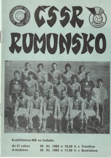 Czechoslovakia v Rumania 30-Nov-1983