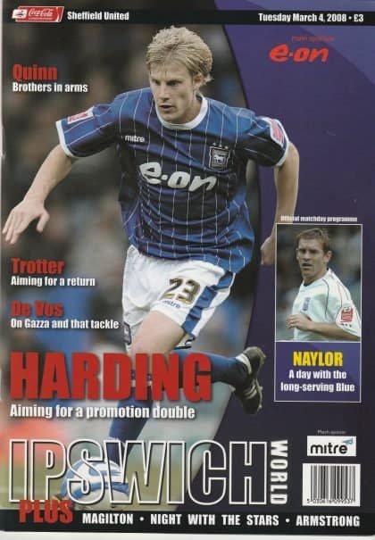 Ipswich Town v Sheffield United  04-Mar-2008
