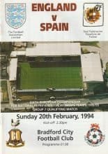 England Ladies v Spain Ladies 20-Feb-1994