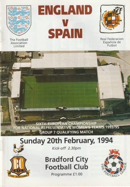 England Ladies v Spain Ladies 20-Feb-1994