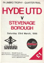Hyde United v Stevenage Borough   23-Mar-1996