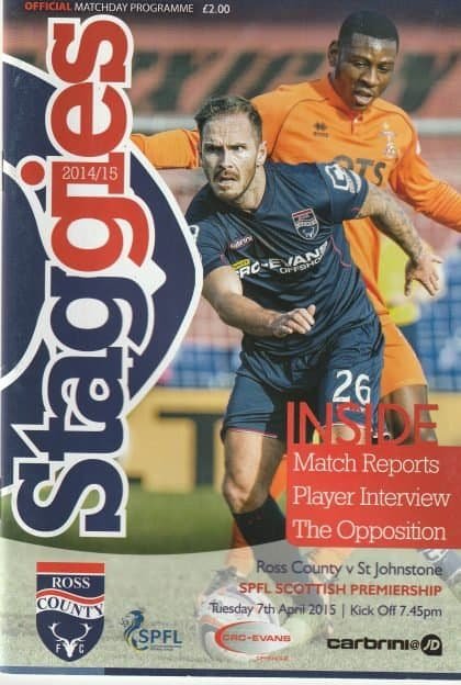 Ross County v St Johnstone  07-Apr-2015