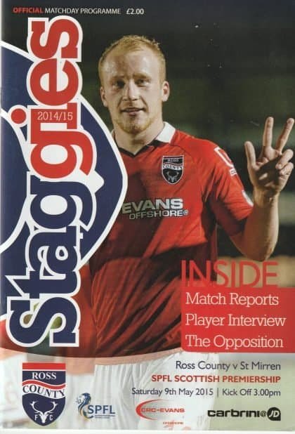 Ross County v St Mirren 09-May-2015
