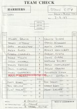 Kidderminster Harriers v Stoke City  03-Sep-1997