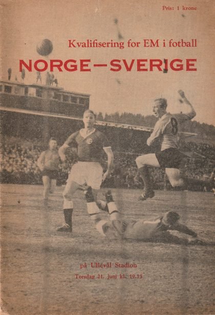 Norway v Sweden 21-Jun-1962