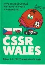Czechoslovakia v Wales  09-Sep-1981