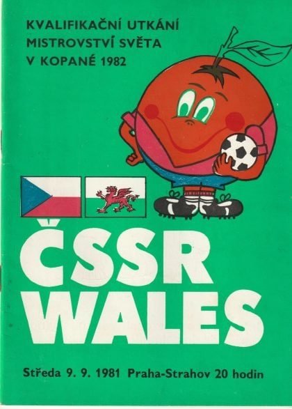 Czechoslovakia v Wales  09-Sep-1981
