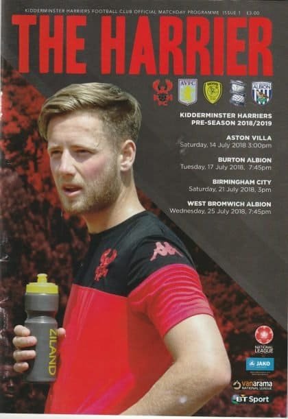 Kidderminster Harriers v Aston Villa 14-Jul-2018