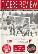 Hyde United v Winterton Rangers  09-Sep-1995