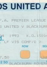 Leeds United v Blackburn Rovers 10-Apr-1993