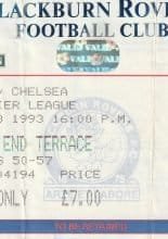 Blackburn Rovers v Chelsea 21-Feb-1993