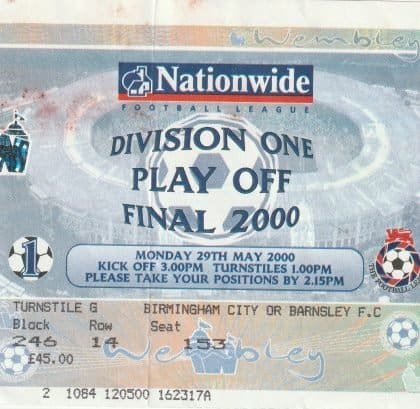 Barnsley v Ipswich Town 29-May-2000