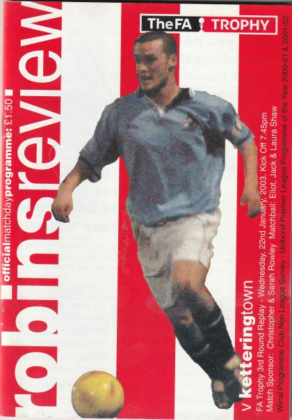 Altrincham v Kettering Town  22-Jan-2003