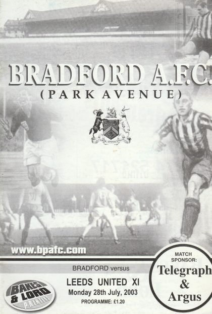 Bradford Park Avenue v Leeds United XI  28-Jul-2003