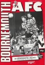 AFC Bournemouth v Walsall 25-Aug-1992