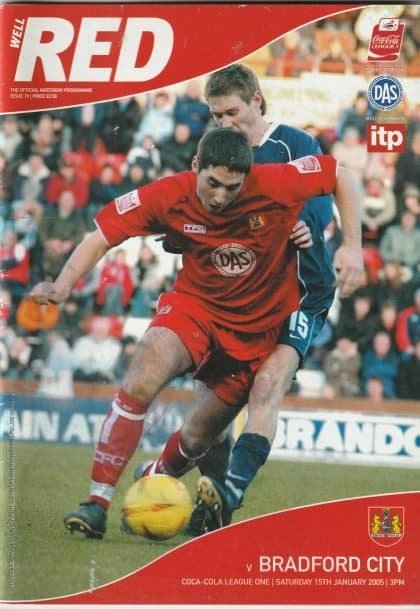 Bristol City v Bradford City  15-Jan-2005