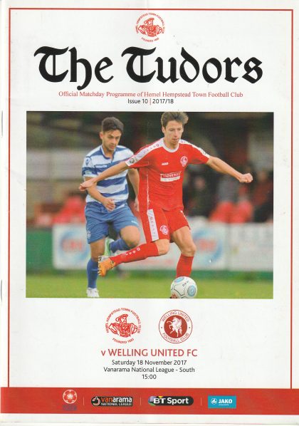 Hemel Hempstead v Welling United 18-Nov-2017
