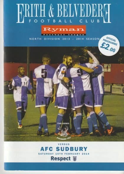 Erith & Belvedere v AFC Sudbury  15-Feb-2014