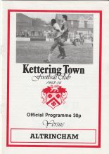 Kettering Town v Altrincham 31-Mar-1984