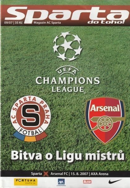 Sparta Prague v Arsenal  15-Aug-2007