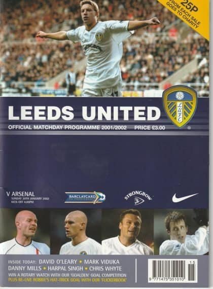 Leeds United v Arsenal 20-Jan-2002