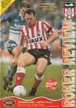 Sunderland v Aston Villa 26-Oct-1993